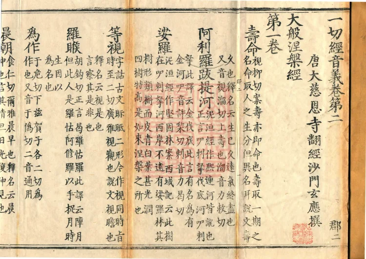 Pronunciations and Meanings of All Sutras, twenty-six volumes Page 2