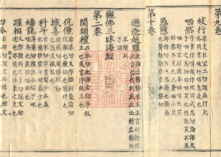 Pronunciations and Meanings of All Sutras, twenty-six volumes Page 9