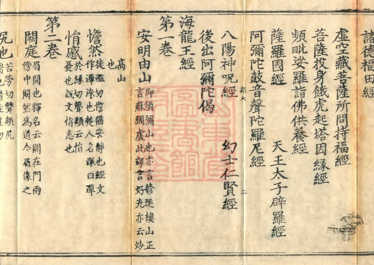 Pronunciations and Meanings of All Sutras, twenty-six volumes Page 4