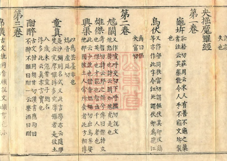 Pronunciations and Meanings of All Sutras, twenty-six volumes Page 6