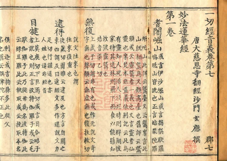 Pronunciations and Meanings of All Sutras, twenty-six volumes Page 2