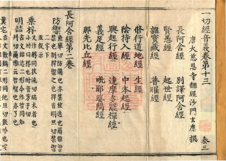 Pronunciations and Meanings of All Sutras, twenty-six volumes Page 1