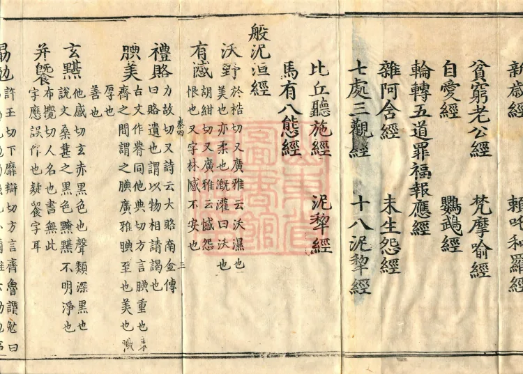 Pronunciations and Meanings of All Sutras, twenty-six volumes Page 5