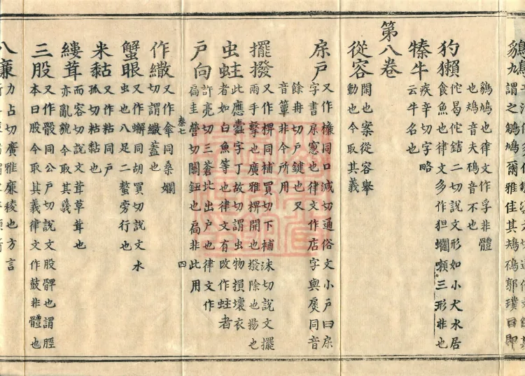 Pronunciations and Meanings of All Sutras, twenty-six volumes Page 7