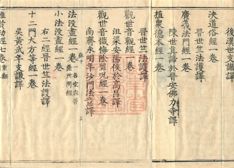 Catalogue of the Sui Dynasty's Collected Sūtras, Five Volumes Page 5