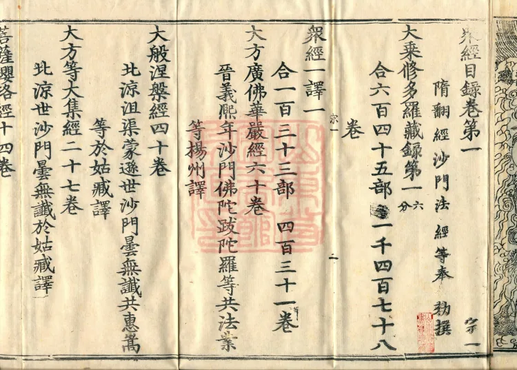 Sui Zhongjing Catalog in Six Volumes Page 4