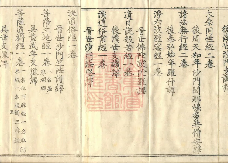 Sui Zhongjing Catalog in Six Volumes Page 10