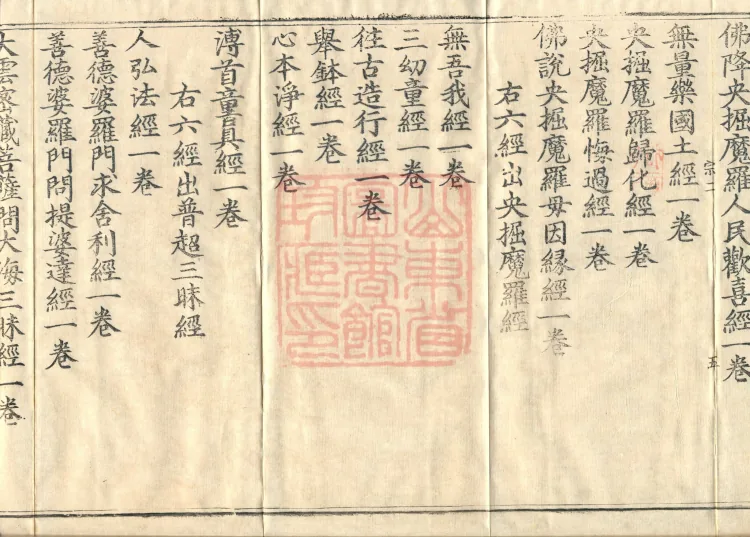 Sui Zhongjing Catalog in Six Volumes Page 9