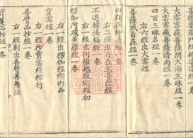 Sui Zhongjing Catalog in Six Volumes Page 10