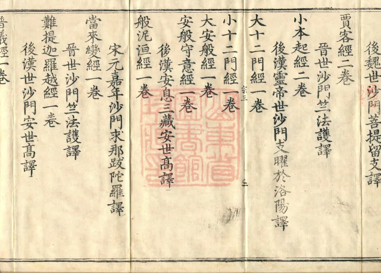 Sui Zhongjing Catalog in Six Volumes Page 4