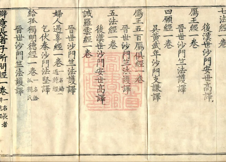 Sui Zhongjing Catalog in Six Volumes Page 6