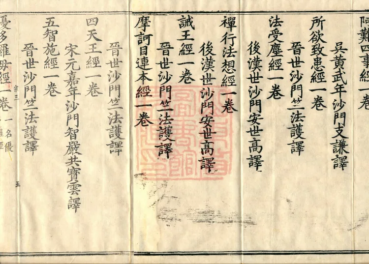 Sui Zhongjing Catalog in Six Volumes Page 8