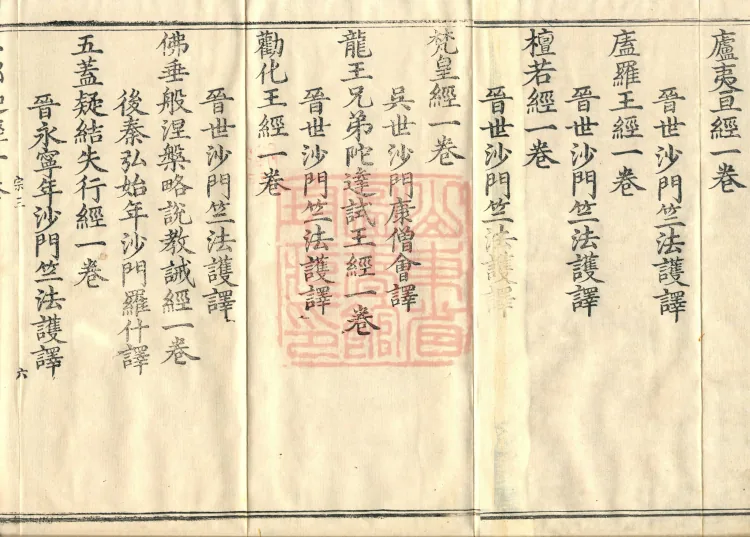 Sui Zhongjing Catalog in Six Volumes Page 10