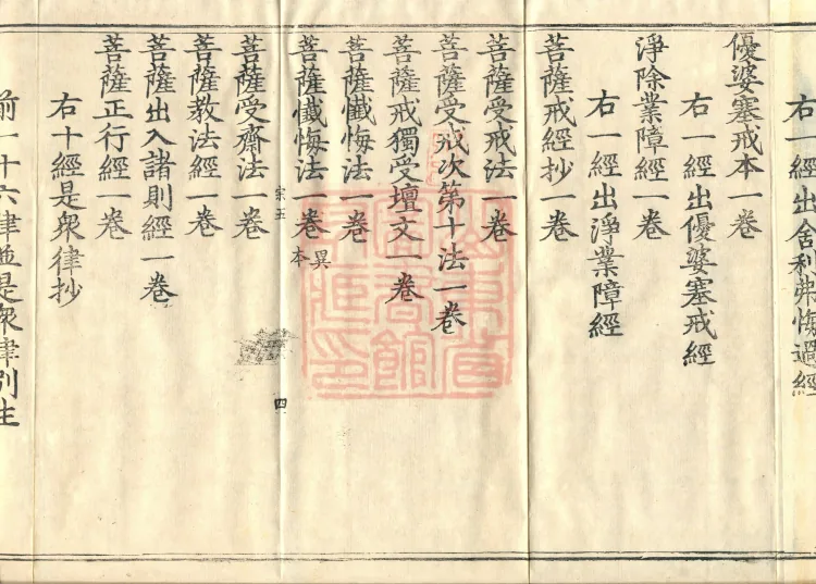 Sui Zhongjing Catalog in Six Volumes Page 7