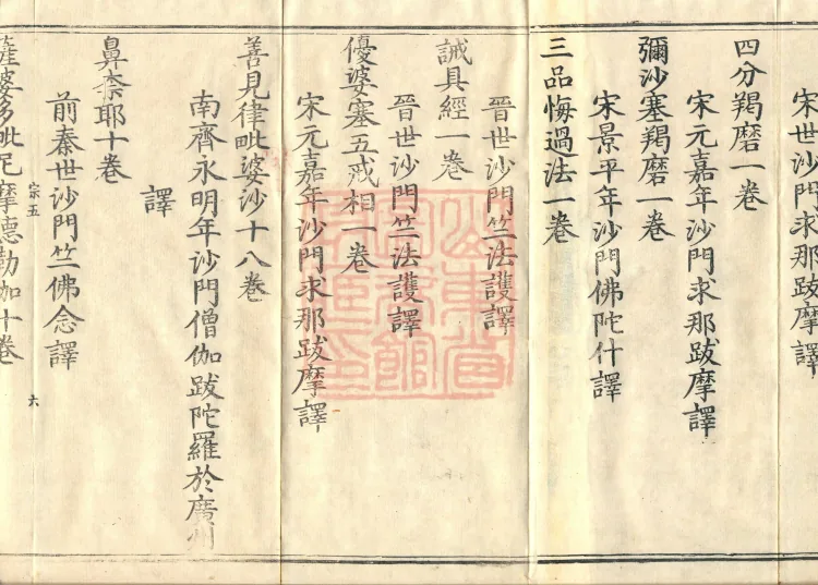 Sui Zhongjing Catalog in Six Volumes Page 10