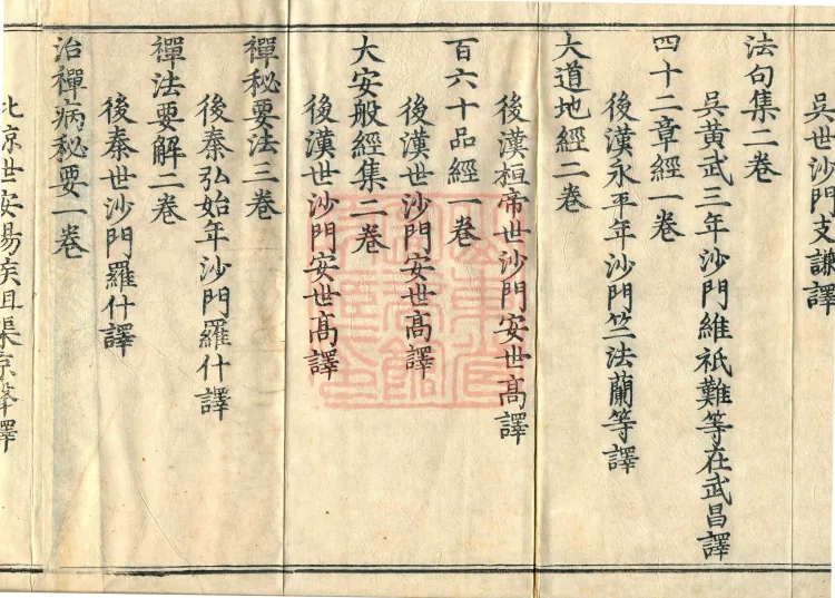 Sui Zhongjing Catalog in Six Volumes Page 6
