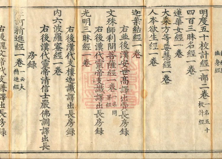 Wu Zhou Collated and Standardized Zhongjing Catalog in Fourteen Volumes Page 6