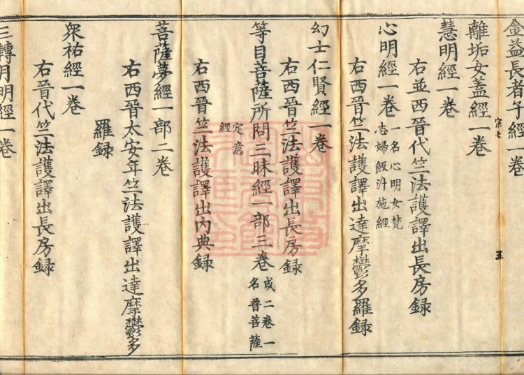 Wu Zhou Collated and Standardized Zhongjing Catalog in Fourteen Volumes Page 9