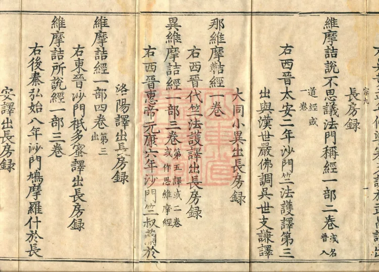 Wu Zhou Collated and Standardized Zhongjing Catalog in Fourteen Volumes Page 3
