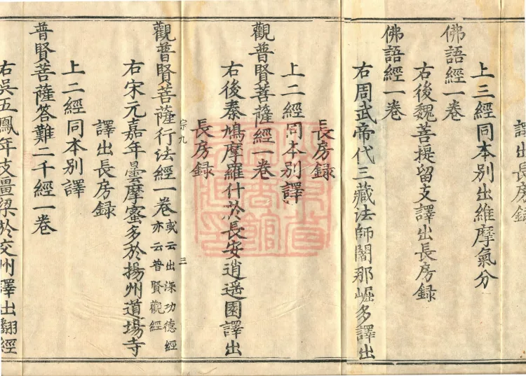 Wu Zhou Collated and Standardized Zhongjing Catalog in Fourteen Volumes Page 5