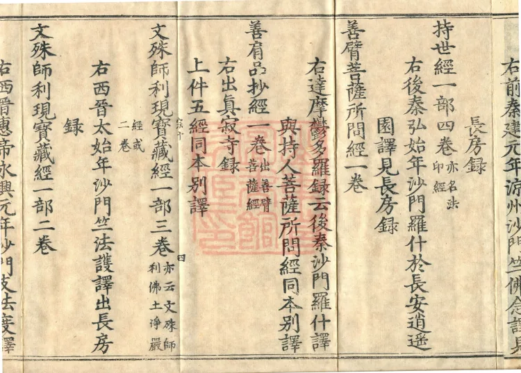Wu Zhou Collated and Standardized Zhongjing Catalog in Fourteen Volumes Page 7