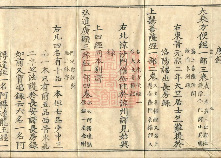 Wu Zhou Collated and Standardized Zhongjing Catalog in Fourteen Volumes Page 9