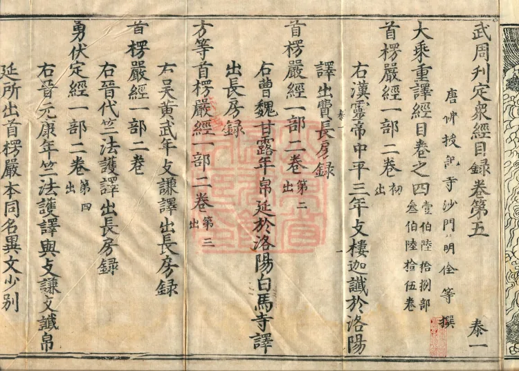 Wu Zhou Collated and Standardized Zhongjing Catalog in Fourteen Volumes Page 4