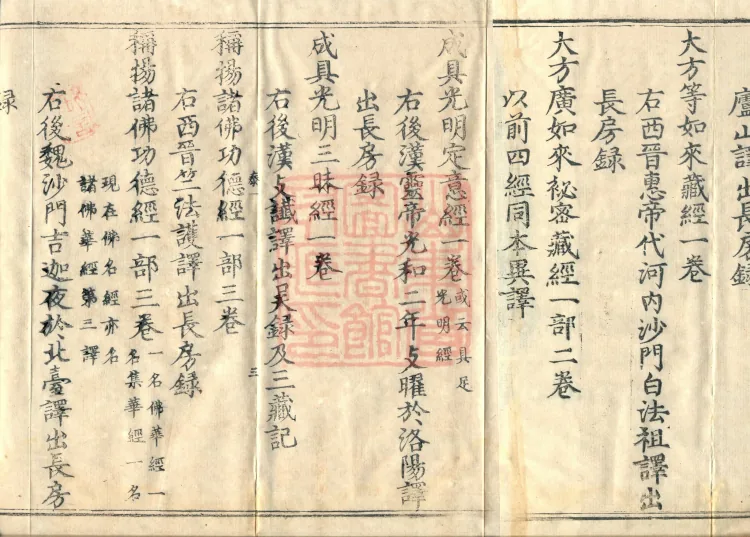 Wu Zhou Collated and Standardized Zhongjing Catalog in Fourteen Volumes Page 7
