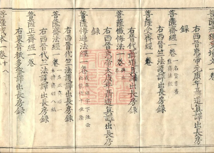 Wu Zhou Collated and Standardized Zhongjing Catalog in Fourteen Volumes Page 6