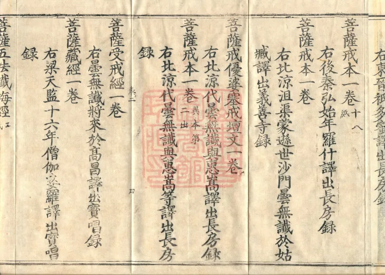 Wu Zhou Collated and Standardized Zhongjing Catalog in Fourteen Volumes Page 7