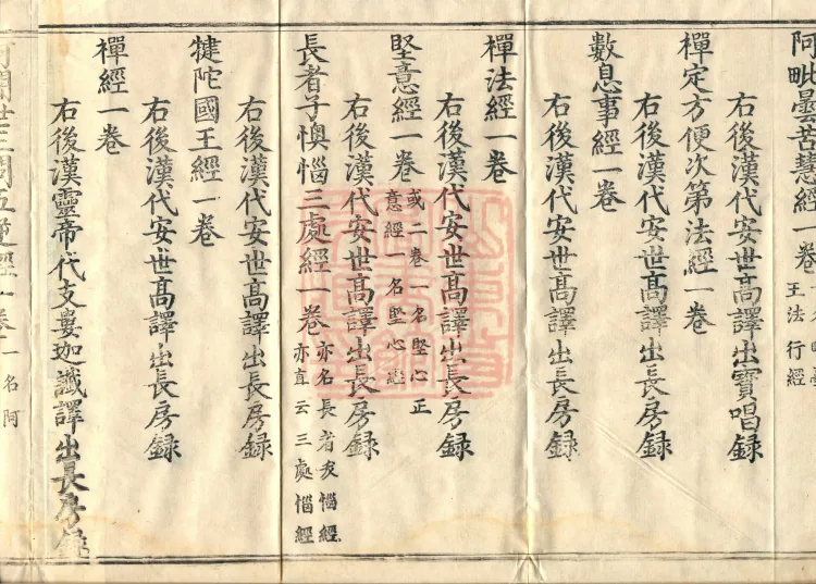 Wu Zhou Collated and Standardized Zhongjing Catalog in Fourteen Volumes Page 6