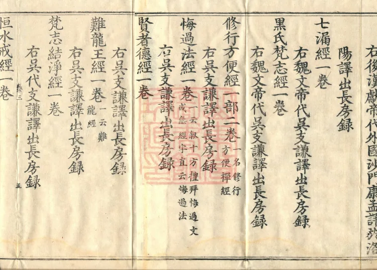 Wu Zhou Collated and Standardized Zhongjing Catalog in Fourteen Volumes Page 8
