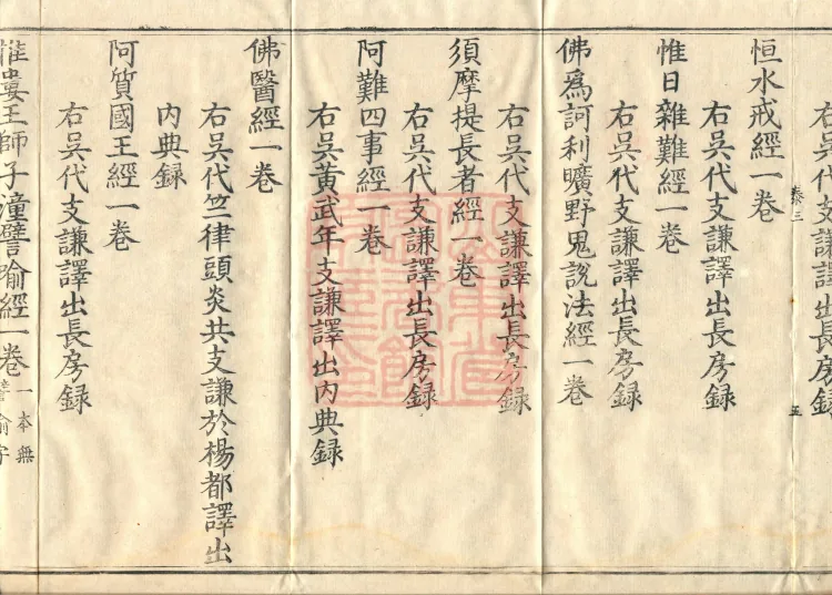 Wu Zhou Collated and Standardized Zhongjing Catalog in Fourteen Volumes Page 9