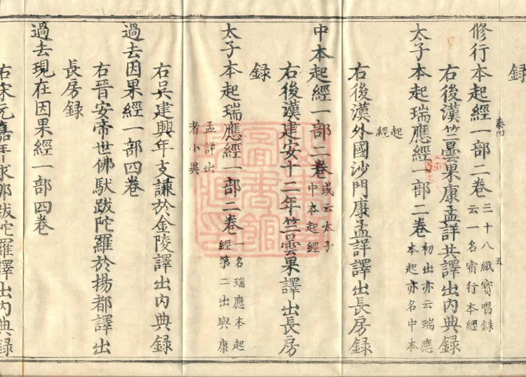 Wu Zhou Collated and Standardized Zhongjing Catalog in Fourteen Volumes Page 9