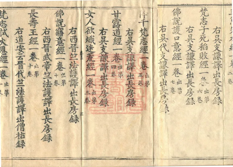 Wu Zhou Collated and Standardized Zhongjing Catalog in Fourteen Volumes Page 5