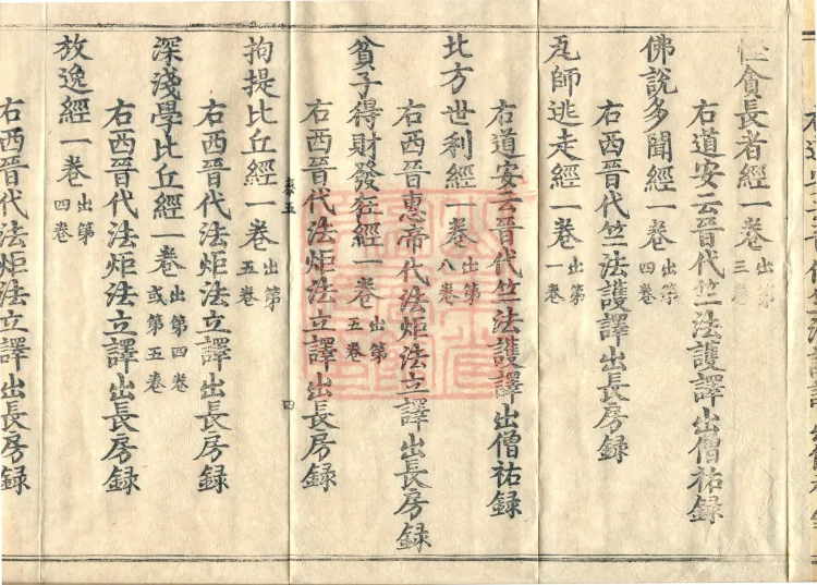 Wu Zhou Collated and Standardized Zhongjing Catalog in Fourteen Volumes Page 7