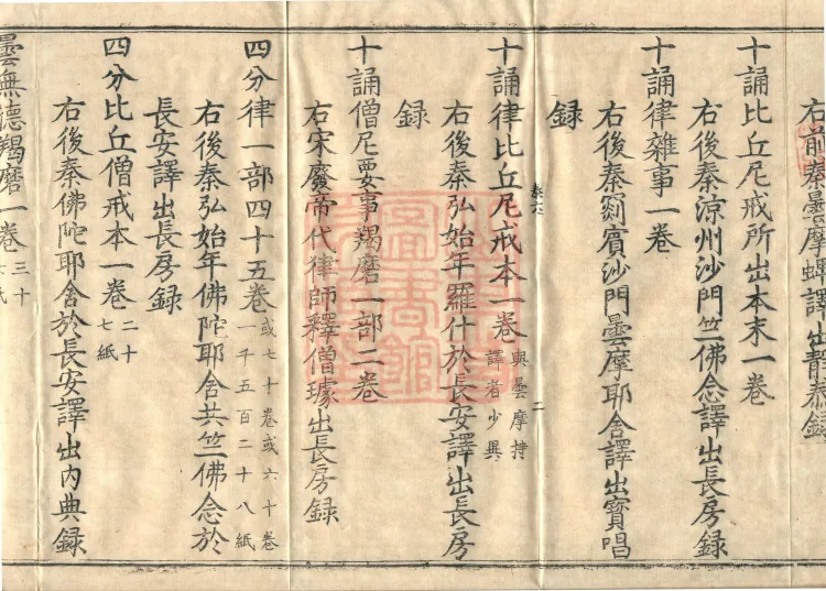 Wu Zhou Collated and Standardized Zhongjing Catalog in Fourteen Volumes Page 4