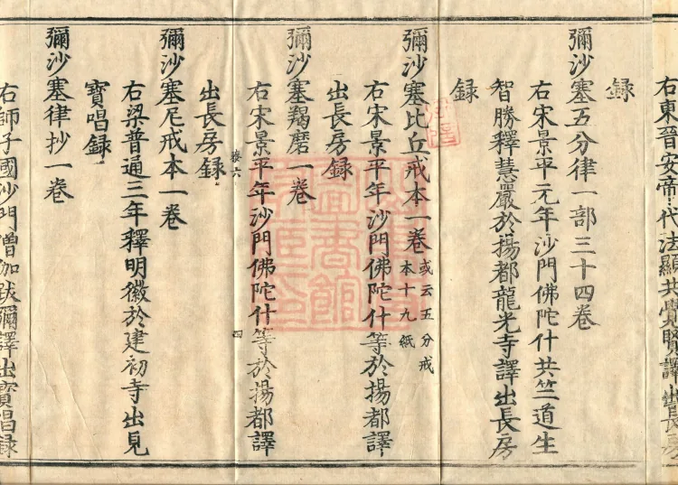 Wu Zhou Collated and Standardized Zhongjing Catalog in Fourteen Volumes Page 7