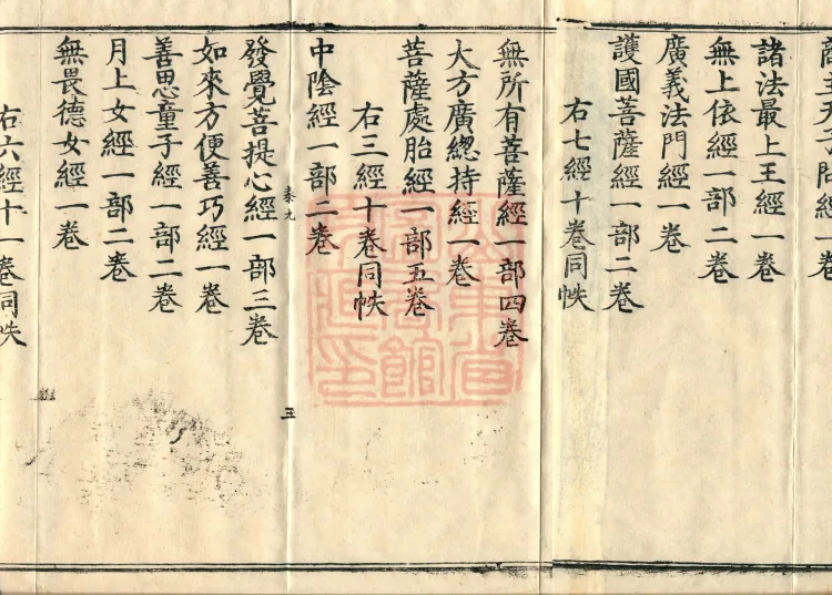 Wu Zhou Collated and Standardized Zhongjing Catalog in Fourteen Volumes Page 5