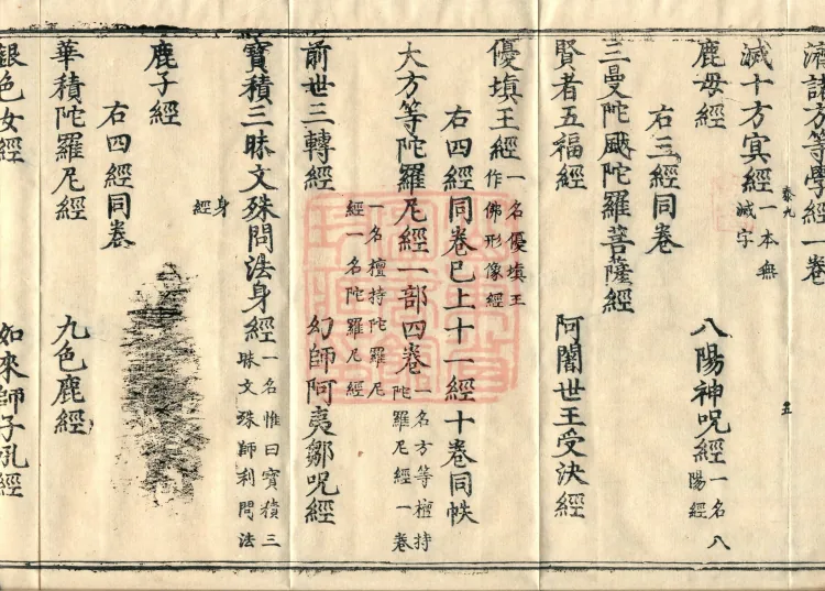 Wu Zhou Collated and Standardized Zhongjing Catalog in Fourteen Volumes Page 9