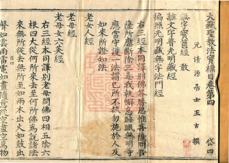 Catalog of the Great Canon of Sacred Teachings and Dharma Treasures, Ten Volumes Page 2