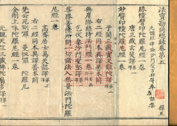 Comprehensive Record of Dharma Treasures Examined and Compared, Ten Juans Page 2