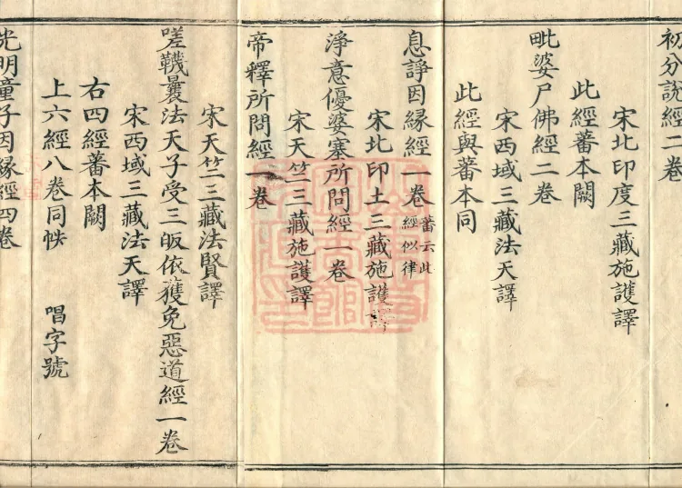 Comprehensive Record of Dharma Treasures Examined and Compared, Ten Juans Page 3