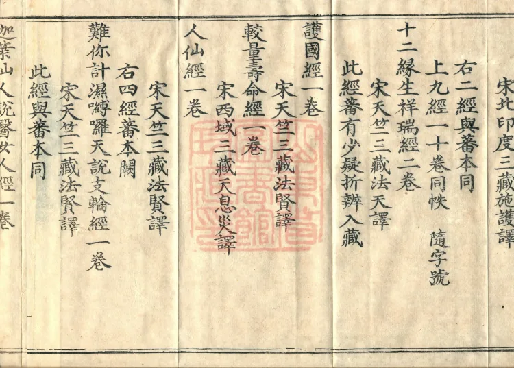 Comprehensive Record of Dharma Treasures Examined and Compared, Ten Juans Page 6