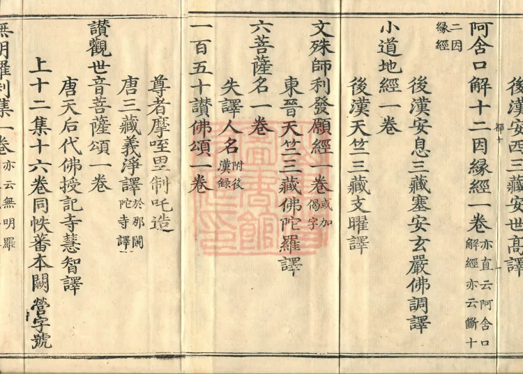 Comprehensive Record of Dharma Treasures Examined and Compared, Ten Juans Page 3