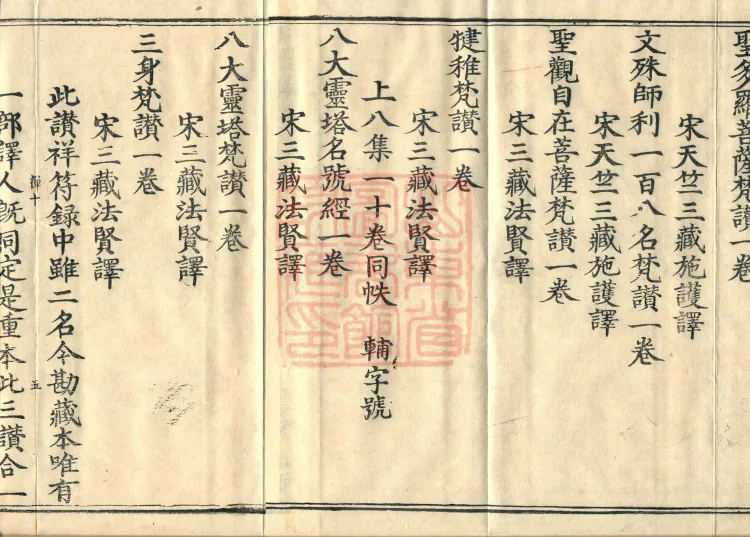 Comprehensive Record of Dharma Treasures Examined and Compared, Ten Juans Page 8