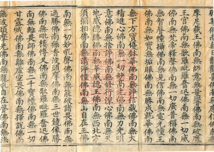 The Scripture of the Names of All Buddhas, World-Honored Ones, Tathagatas, Bodhisattvas, Venerable Ones, and Divine Monks, forty volumes Page 8