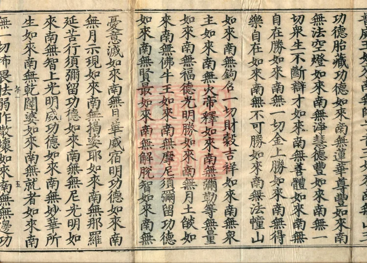 The Scripture of the Names of All Buddhas, World-Honored Ones, Tathagatas, Bodhisattvas, Venerable Ones, and Divine Monks, forty volumes Page 10