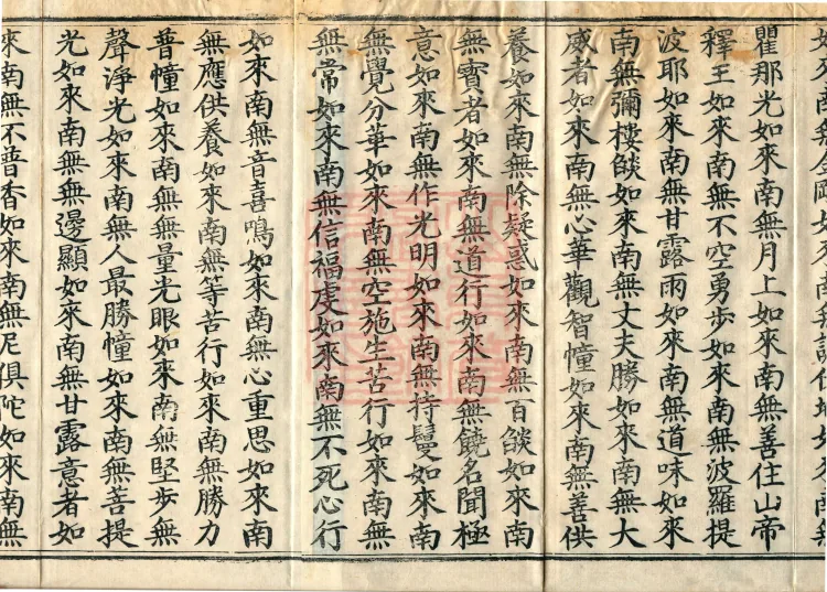 The Scripture of the Names of All Buddhas, World-Honored Ones, Tathagatas, Bodhisattvas, Venerable Ones, and Divine Monks, forty volumes Page 3