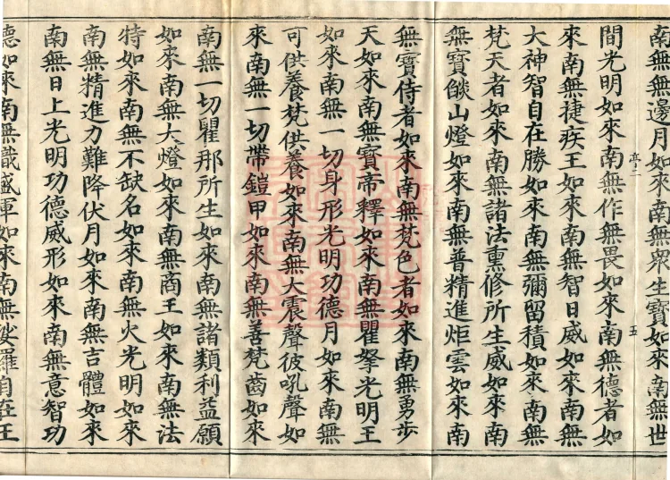 The Scripture of the Names of All Buddhas, World-Honored Ones, Tathagatas, Bodhisattvas, Venerable Ones, and Divine Monks, forty volumes Page 9